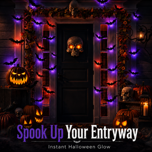 3D Led Halloween Glow Bats